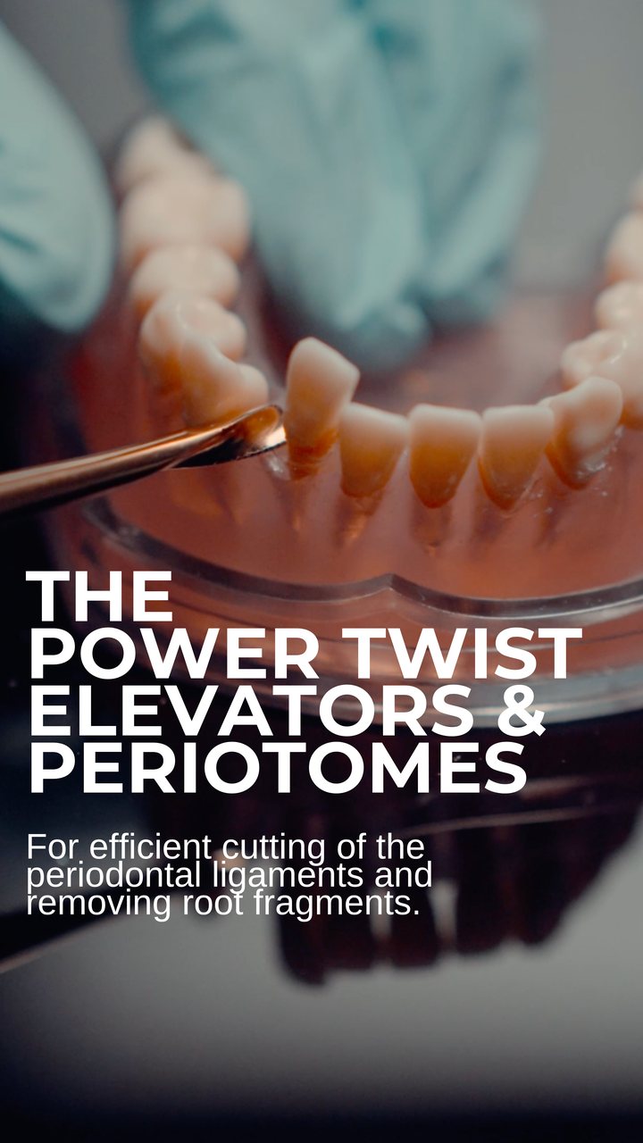 Instagram story: Twist Elevators and Periotomes